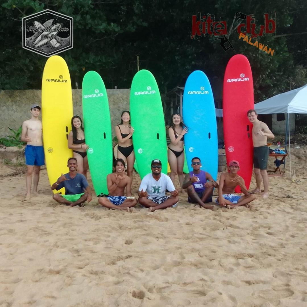 Surf And Skate Duli El Nido By Kiteclub Palawan Hostel Buitenkant foto