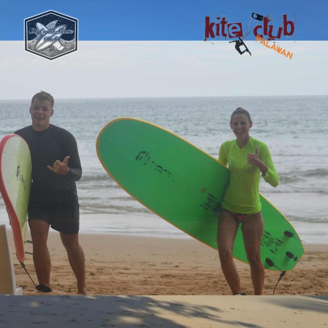 Surf And Skate Duli El Nido By Kiteclub Palawan Hostel Buitenkant foto